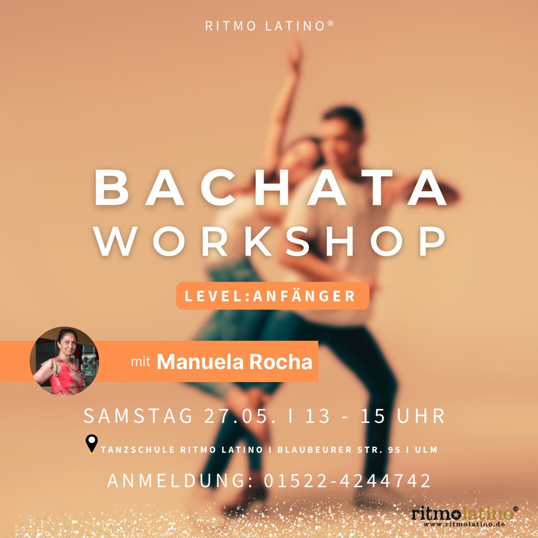 BACHATA WORKSHOP ANFÄNGER MIT MANUELA