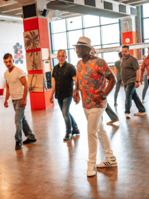 workshop salsa man style