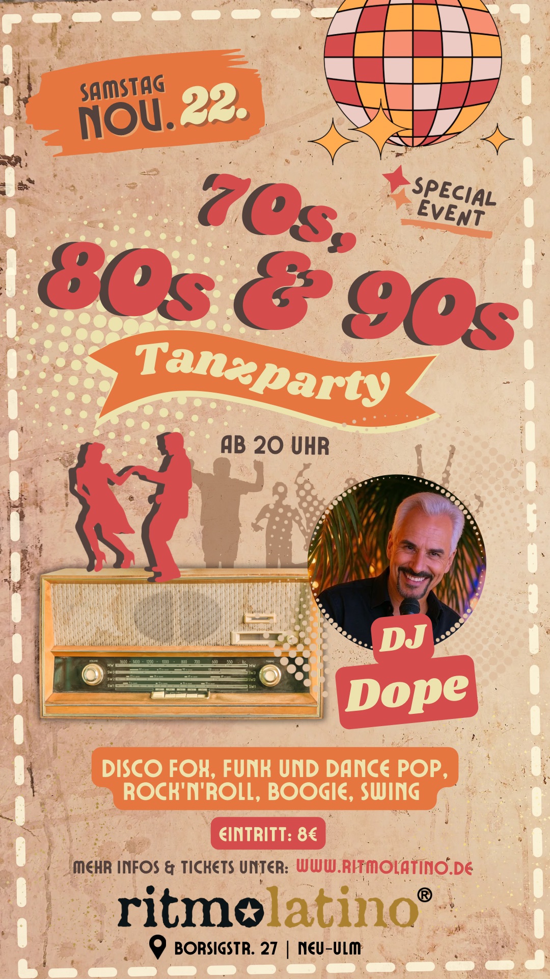 70er, 80er & 90er Tanzparty 7 90er Tanzparty