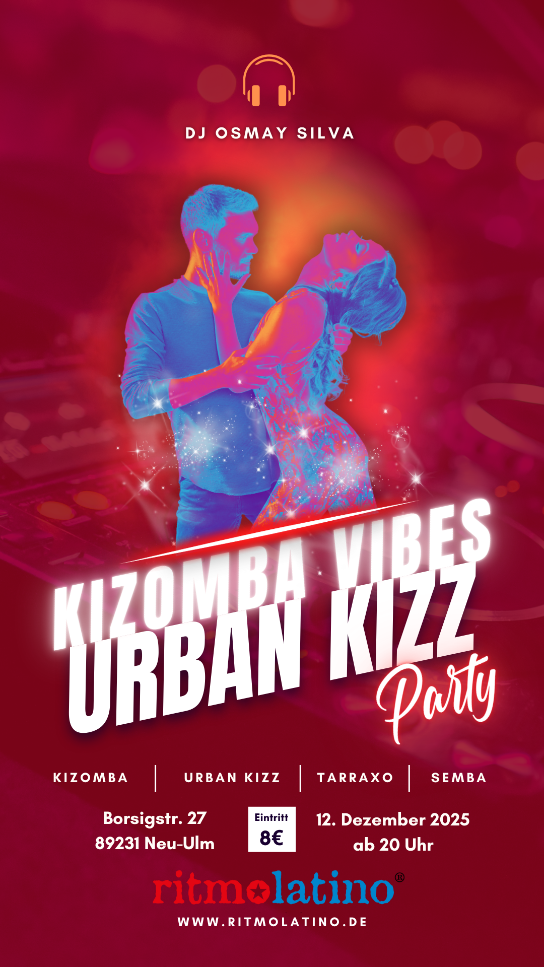 KIZOMBA VIBES – URBAN KIZZ PARTY 7 Kizomba Party