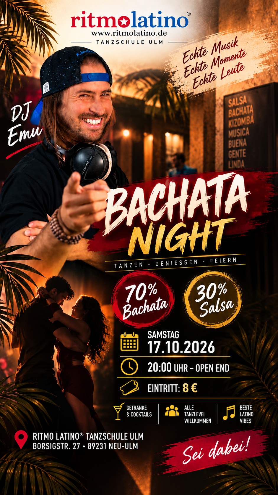 Bachata Night mit DJ Emu